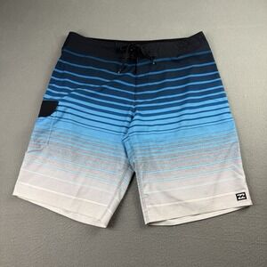 Billabong Recycler Board‎ Shorts Swim Trunks Gradient Blue 34 All Day Pro